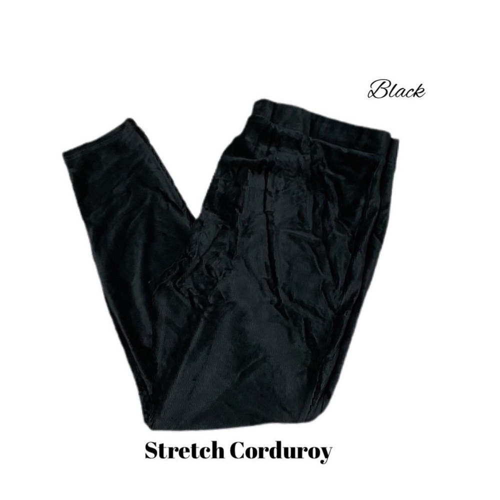 LuLaRoe skinny fit stretch corduroy leggings Black